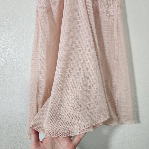 b.tempt’d by Wacoal Lace Encounter Pink Rose Smoke Chemise Sz XL - Picture 3 of 16